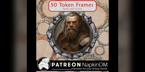 Cover image for Hard Rock - 50 Stone and Rock Token Frames