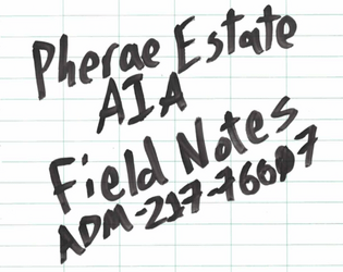 Pherae Estates AIA   - An in-game artefact for The Lost Bay TTRPG. 