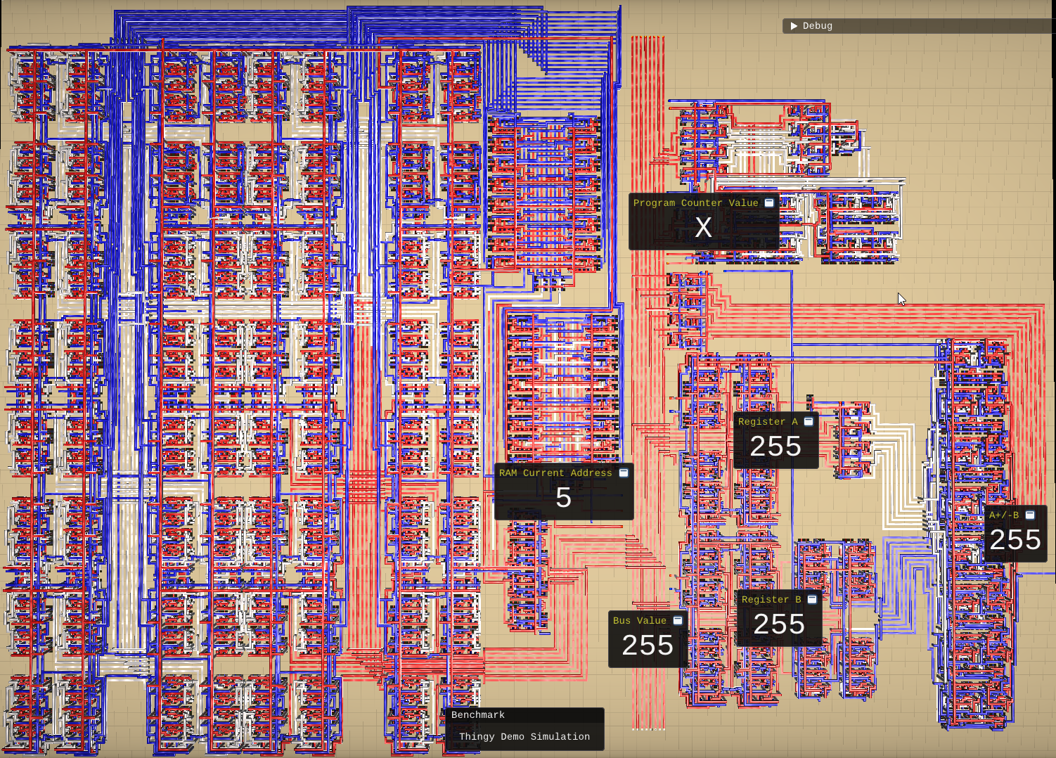 Thingy benchmark running