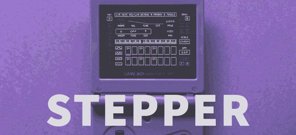 STEPPER: An Elektron inspired 16-step sequencer for the GBA