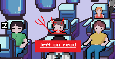 Cover image for left on read