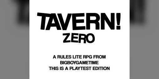 Cover image for Tavern! Zero