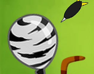 Bloons but you're the bloon 2D
