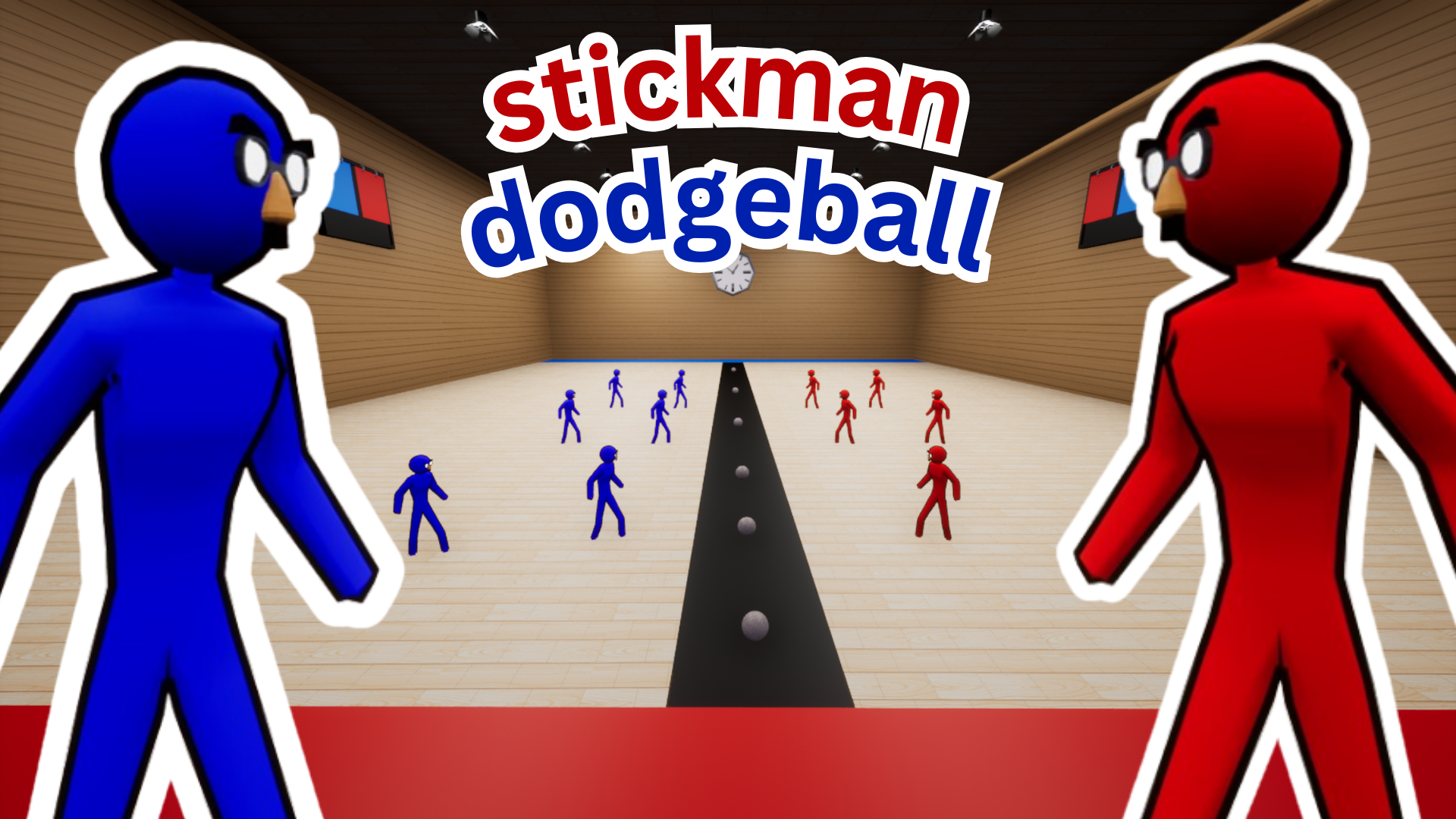 stickman dodgeball