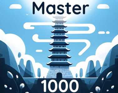 Master 1000: Korean Words