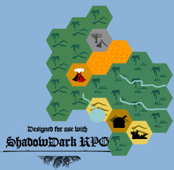 Cover image for Hot Springs Island (Shadowdark/OSE)