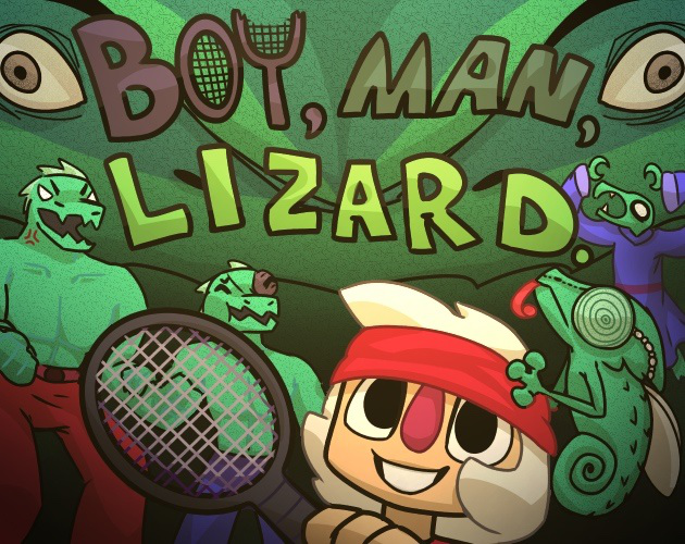 Boy, Man, Lizard