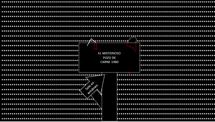 el misterioso pozo de carne 1980