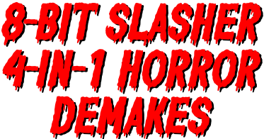(NES) 8-Bit Slasher 4-in-1 Horror Demakes