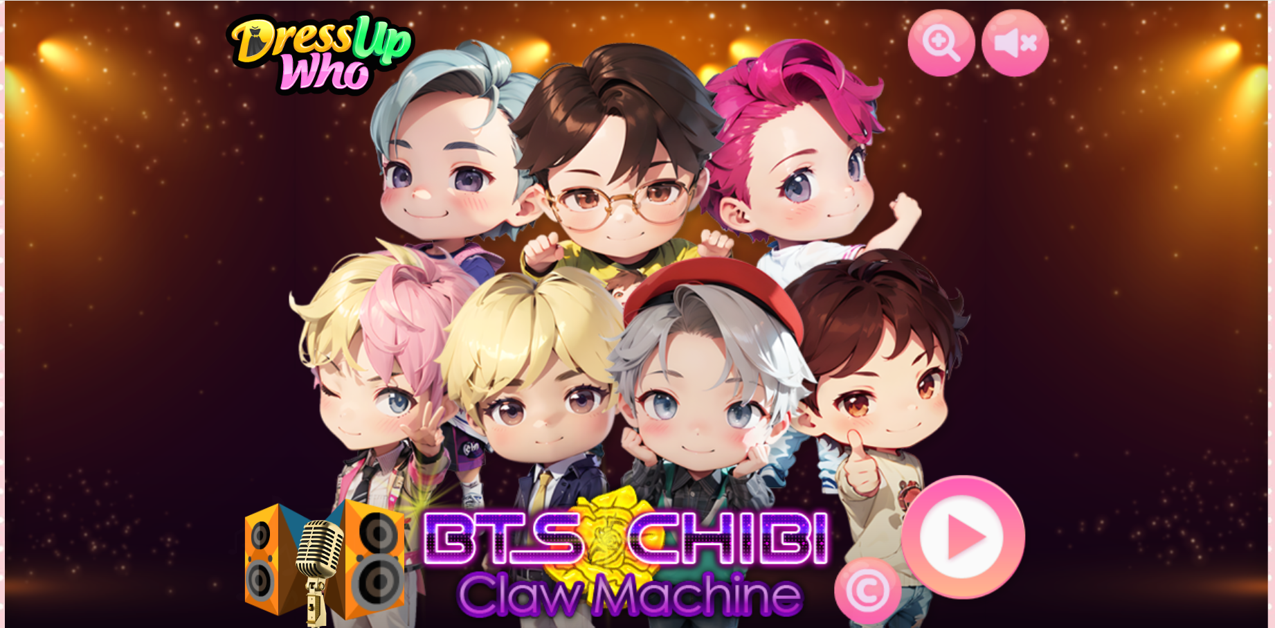 BTS Chibi Claw Machine