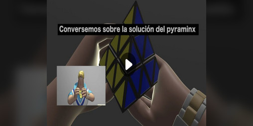 Cover image for Cómo resolver el pyraminx
