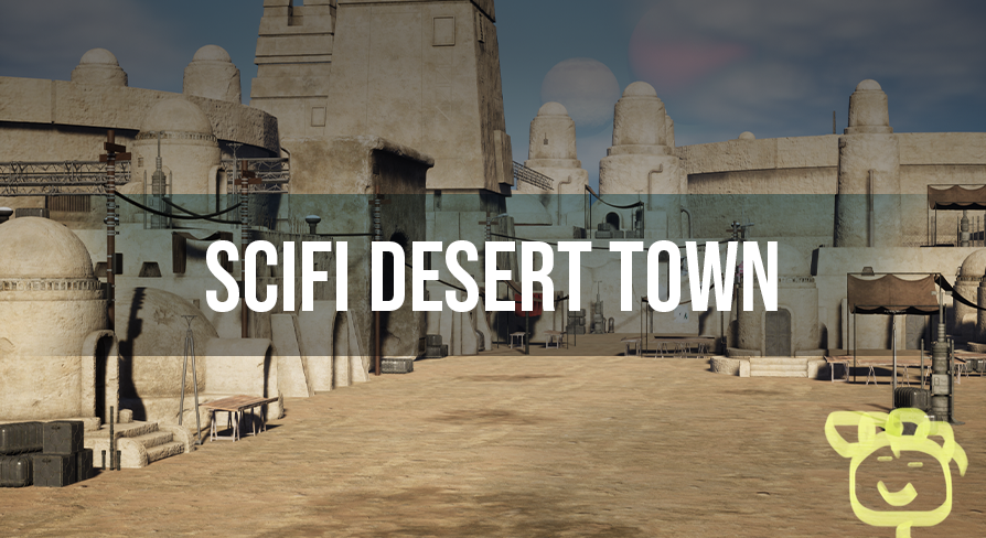 Scifi Desert Town