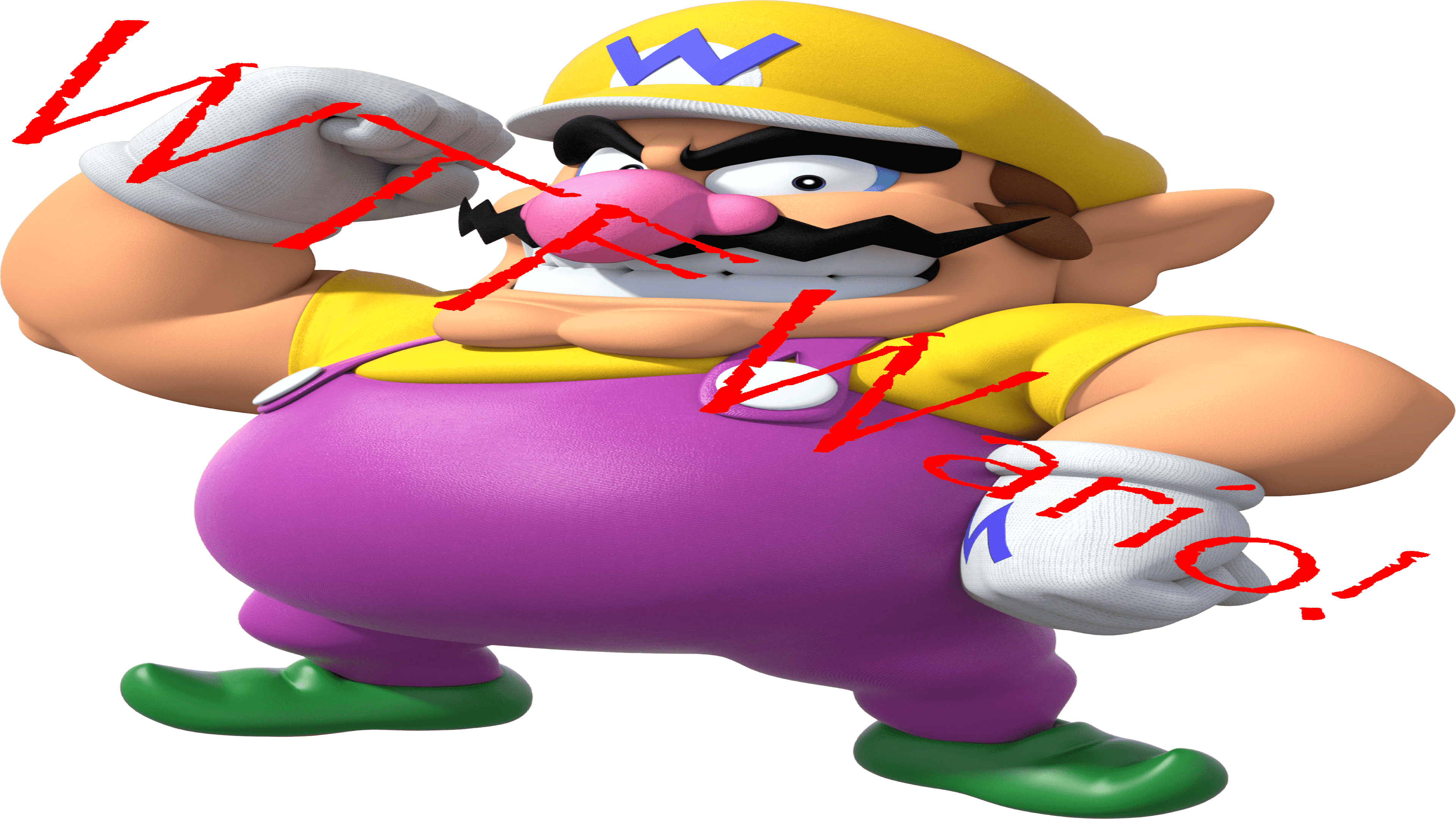 Wario WTF By RuinedMango