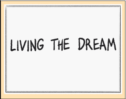 Living the Dream animated logo
