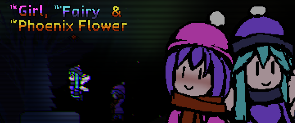 Girl, Fairy & Phoenix Flower