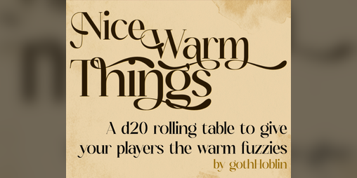 Cover image for Nice Warm Things