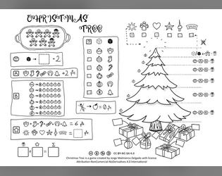 Christmas Tree   - A simple game for 2 to 6 players, that can be played in less than 30 minutes to play with the family on Christmas days. 