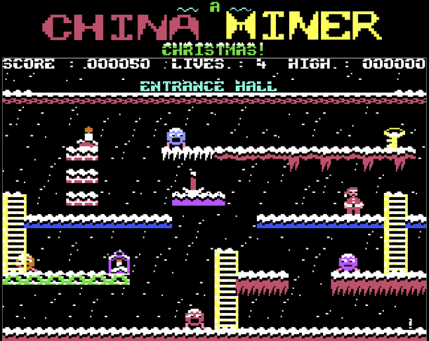 Cover image for A China Miner Christmas (C64)