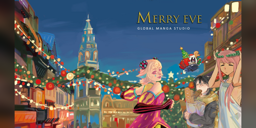 Cover image for Merry Eve: A collaborative anthology comic zine