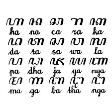 Aksara Jawa aka Javanese Script