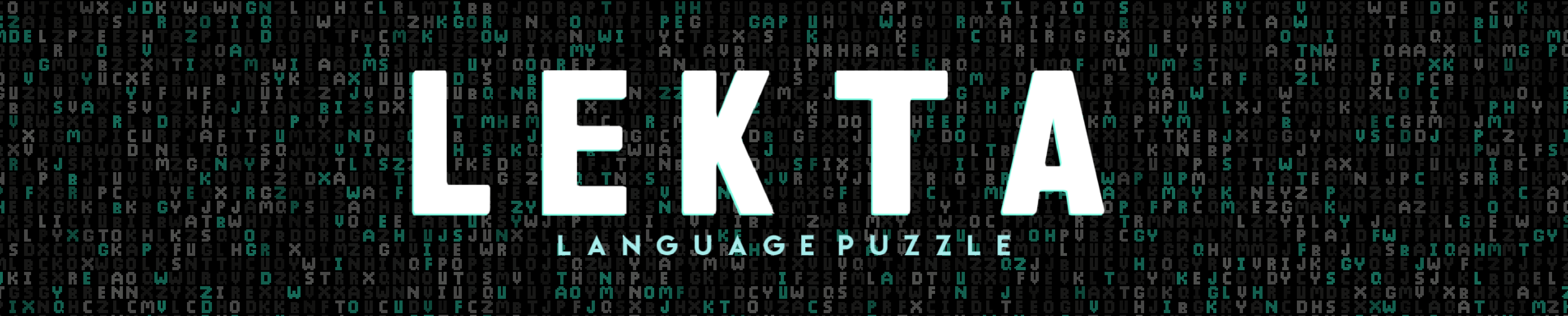 Lekta - language puzzle