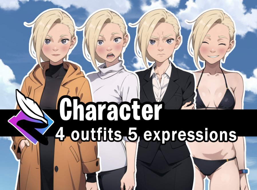 Visual Novel Character by NovelStudio