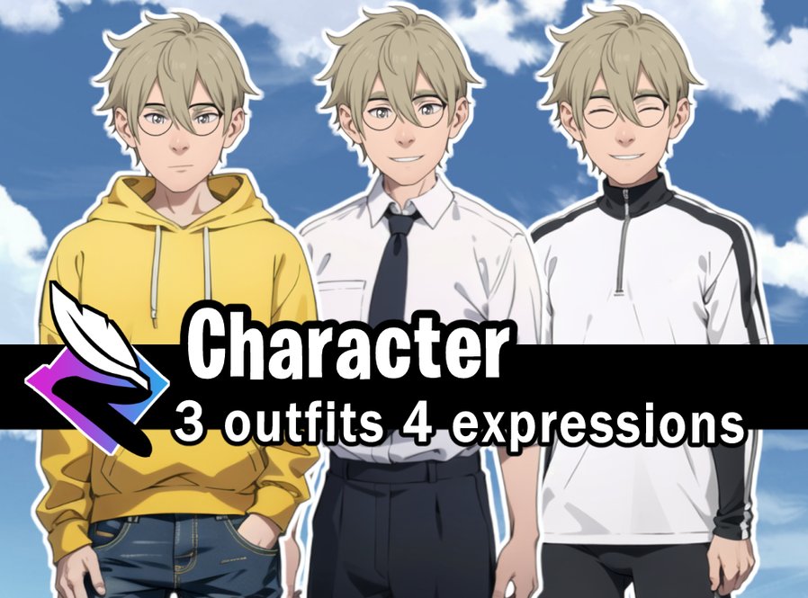 Visual Novel Character by NovelStudio