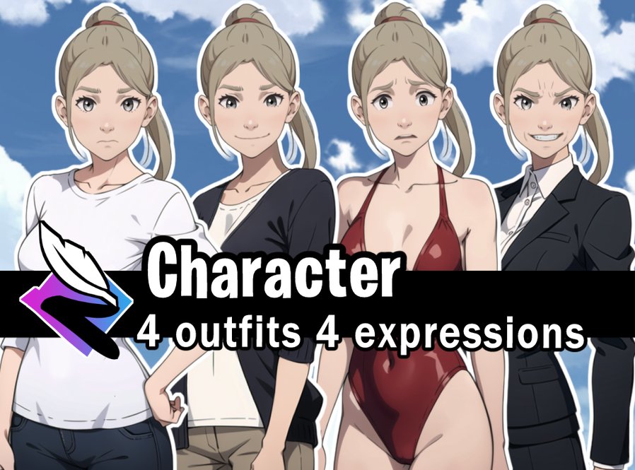 Visual Novel Character by NovelStudio