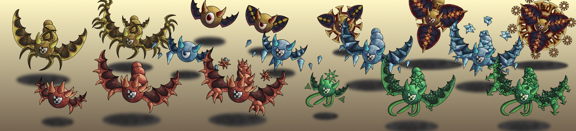 Monster Battler Pack Creatures 1-5
