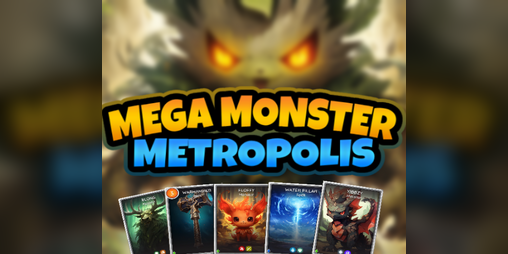 Cover image for Mega Monster Metropolis CCG