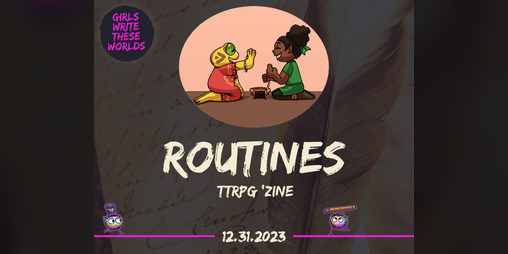 Cover image for 'Zine 4: Routines
