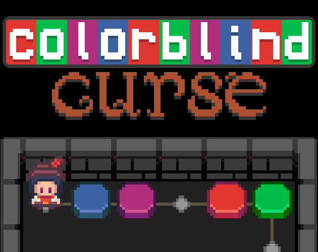 Explore a dangerous tomb full of traps and treasures. But beware, one treasure carries a curse that affects your color vision. How will you survive wh