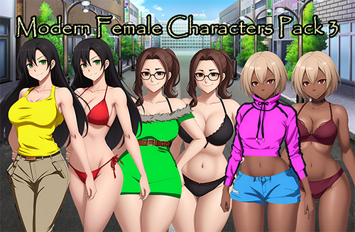 Modern Females VN Character Pack 3