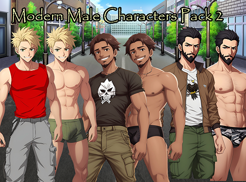 Modern Males VN Character Pack 2