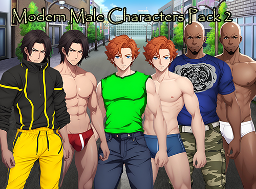 Modern Males VN Character Pack 3