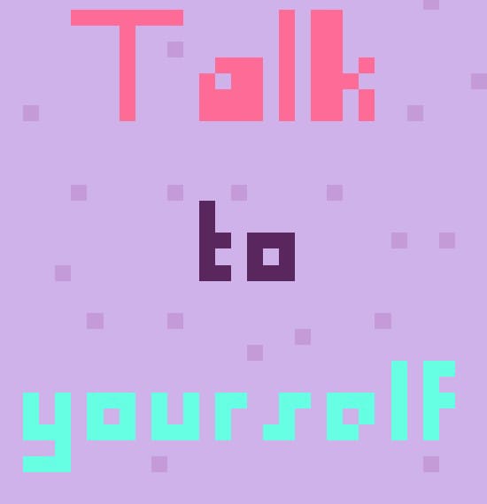 talk with yourself meaning