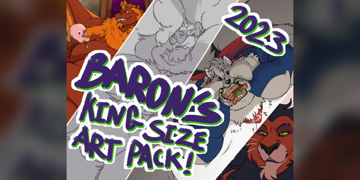 Cover image for Baron's King-Size 2023 Art Pack
