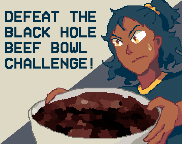 Cover image for Defeat The Black Hole Beef Bowl Challenge!!