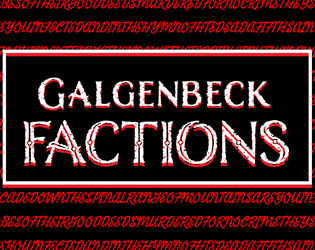 Galgenbeck: Factions  