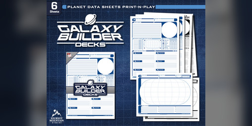 Cover image for Galaxy Builder Decks: Planet Data Sheets