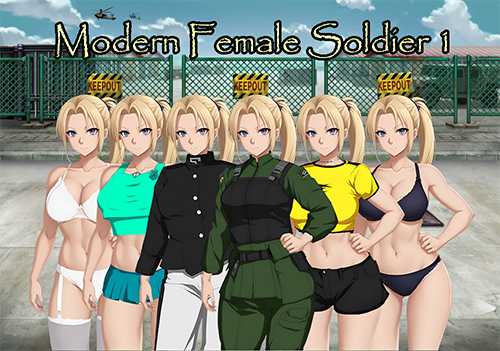 Modern Female Soldier Pack 1