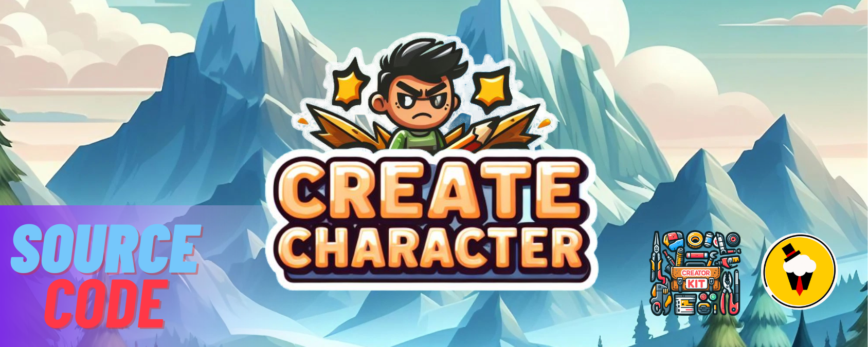 Create Character - ClickTeam Fusion 2.5 character creator example source code