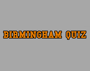 Birmingham Quiz