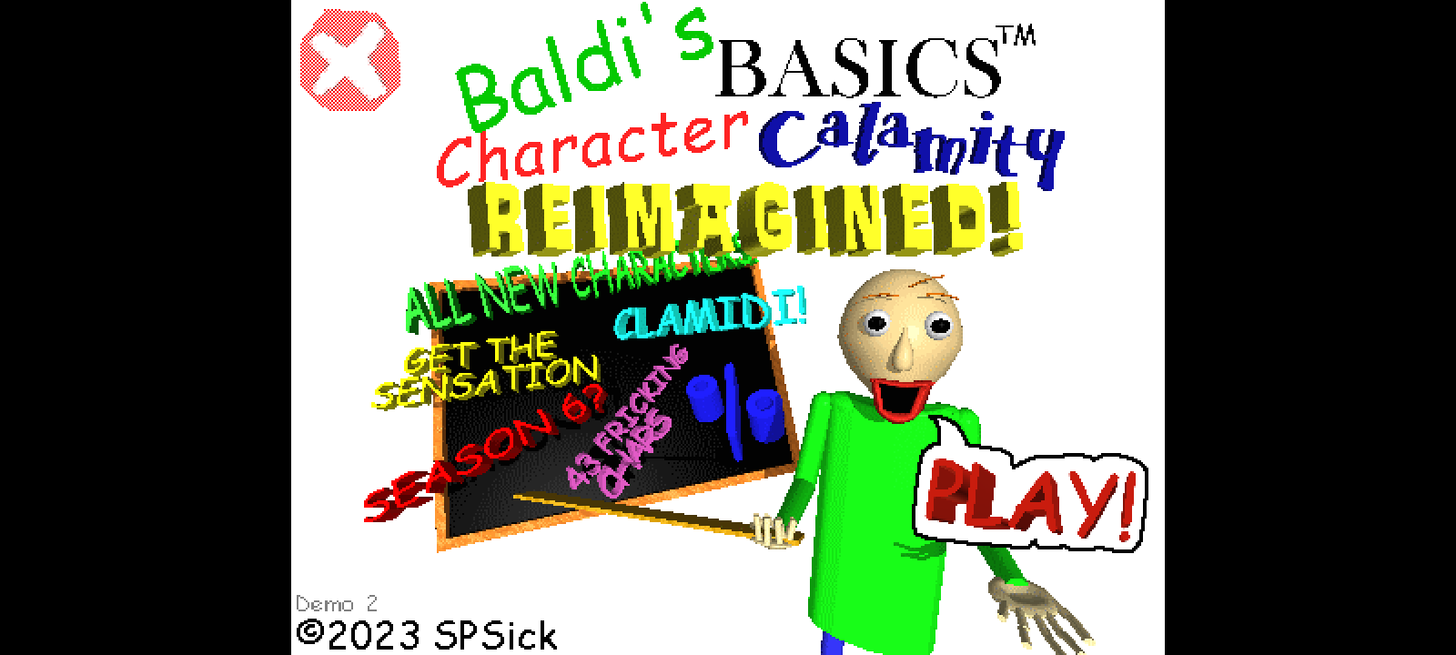 Baldi basic character calamity reimagined android and IOS by Basically ...