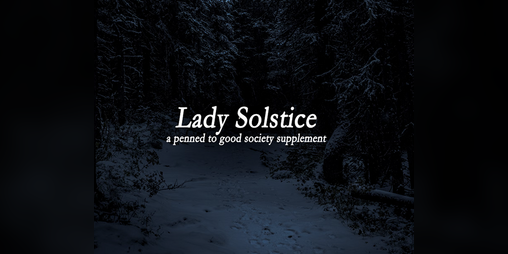 Cover image for Lady Solstice: A Magical Lady Susan Playset