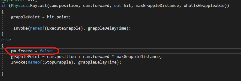 Grappling Code Screenshot