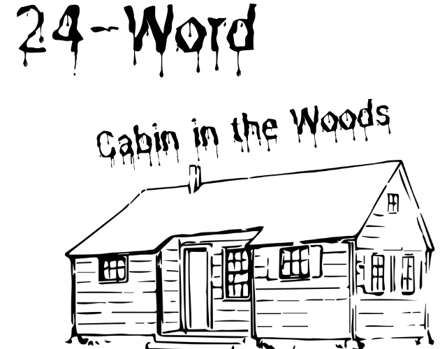 Cover image for Cabin in the Woods - 24 word RPG