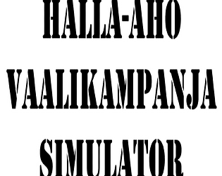 Halla-aho Vaalikampanja Simulator