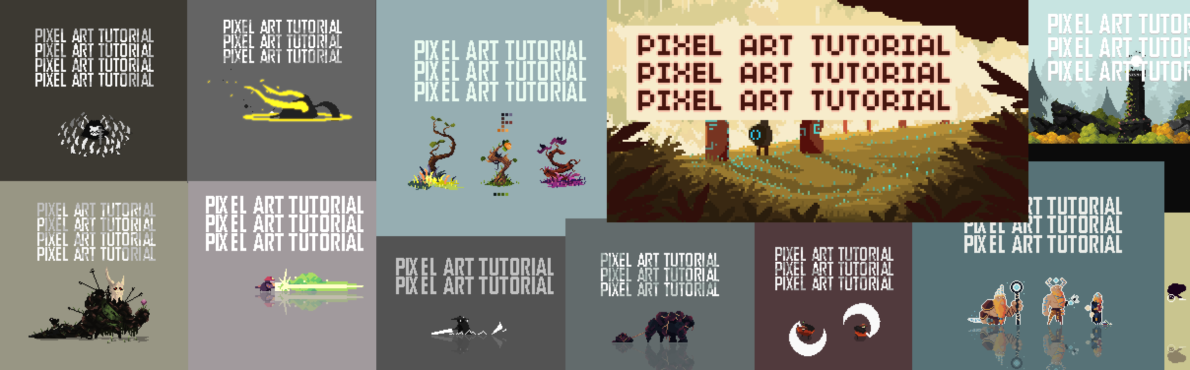 Year Two - 12 Pixel Art Tutorials