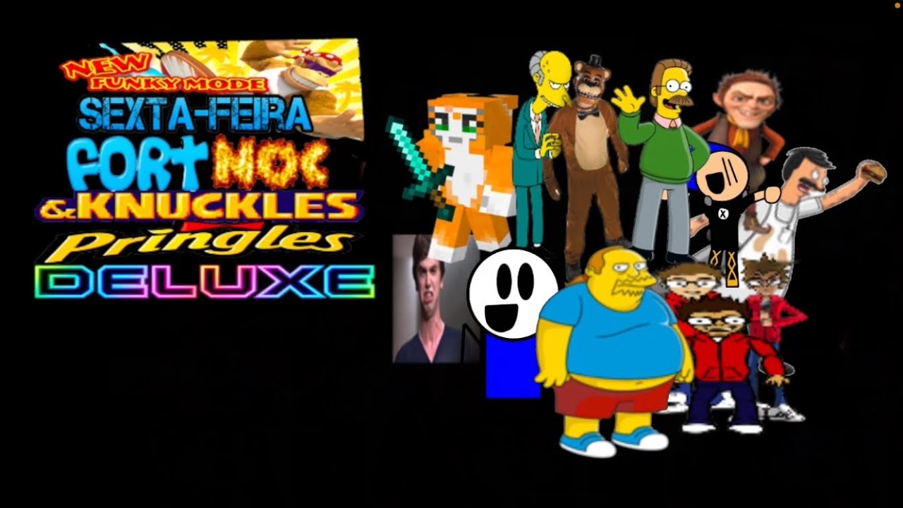 Sexta-Feira Fort Nox & Knuckles Pringles Deluxe with New Funky Mode FNF Mod (best mud ever)